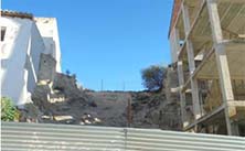 Aqu&iacute; hab&iacute;a un lienzo de muralla. Ya no queeda nada